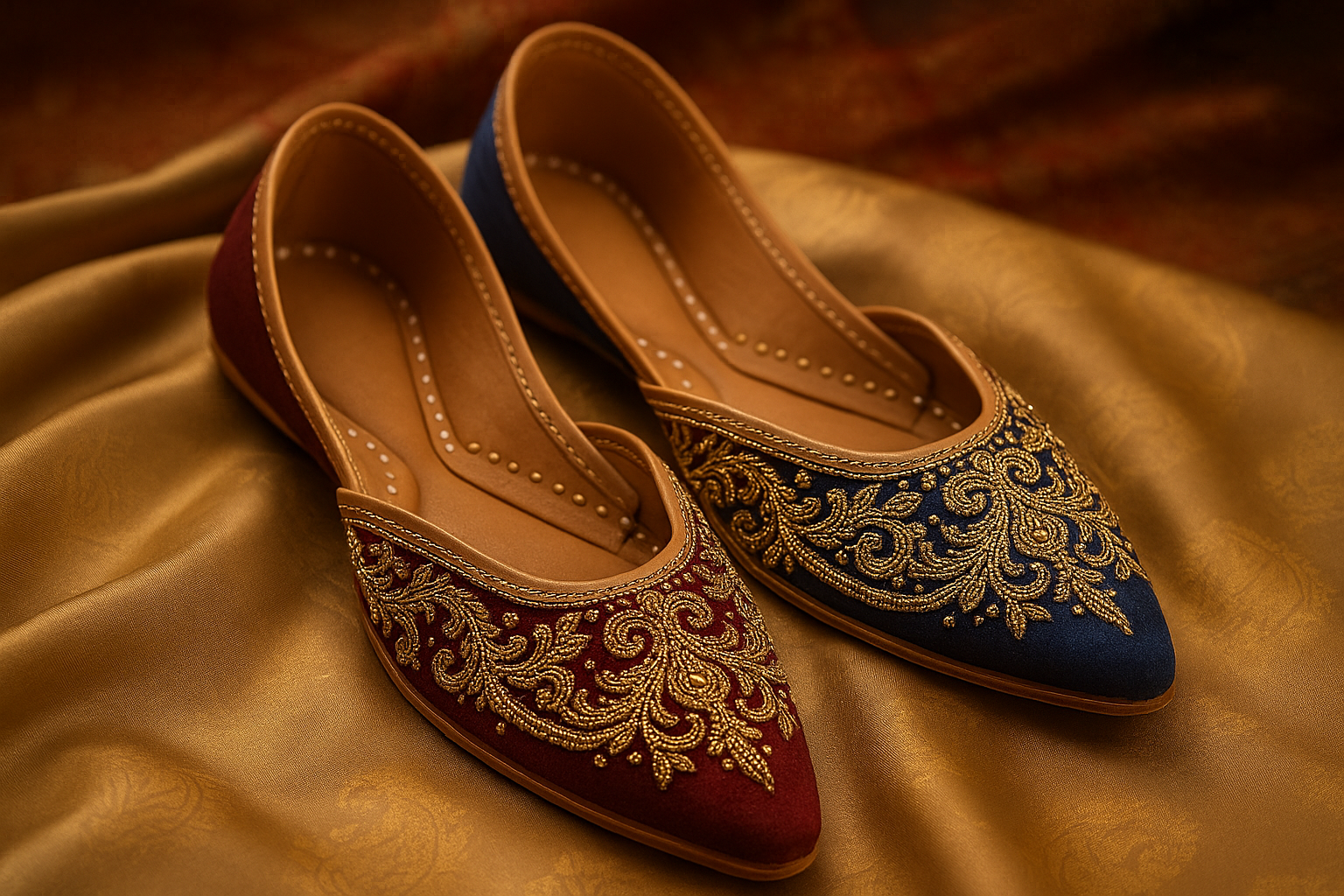 Bought the most elegant pair of juttis. Comfortable and stylish, they go perfectly with all my ethnic outfits. Highly recommend!