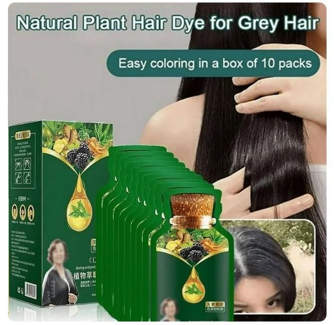 Korean Imported Bubble Plant Extract Hair Dye 30ml
